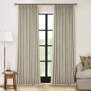 lot 17064 image: TWODRAPES Blackout Curtains 102 Inches Long 2 Panels
