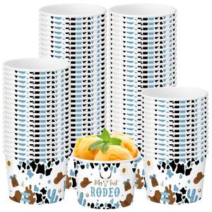 lot 18189 image: Funnymoom 50 Pack My First Rodeo Paper Dessert Cups 9 oz