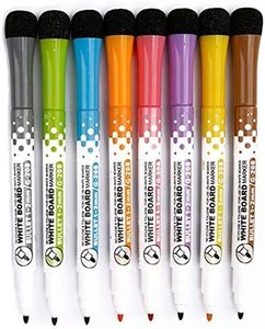 lot 18196 image: YES4QUALITY Dry Erase Markers 8-Pack Ultra-Fine Tip