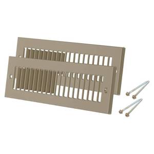 lot 18202 image: Patikil 2 x 10 Duct Opening Vent Cover, 2-Pc Set