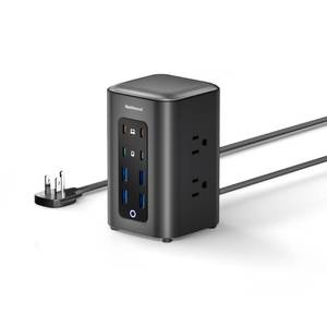 lot 18237 image: TenTrend Power Strip Tower 230W Charging Station