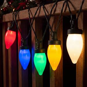 lot 18241 image: Xingzd 50 C7 LED Christmas Lights Outdoor 26Ft