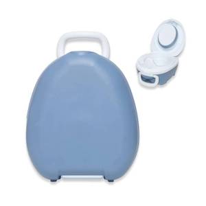 lot 19251 image: My Carry Potty - Blue Pastel Travel Potty, Award-Winning Portable Toddler Toilet Seat for Kids to Take Everywhere