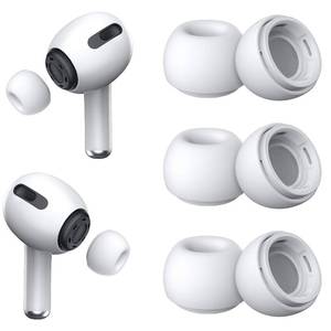 lot 20017 image: 3 Pairs Replacement Ear Tips for AirPods Pro 2nd & 1st(Small, White)