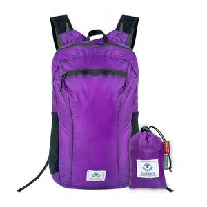 lot 20019 image: 4Monster Hiking Daypack,Water Resistant Lightweight Packable Backpack for Travel Camping Outdoor (Purple, 24L)