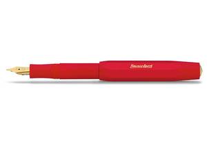lot 20027 image: Kaweco CLASSIC SPORT Fountain Pen Red with 23 Carat Gold-Plated Steel Nib and Iridium Tip for Ink Cartridges I Sport Fountain Pen 13 cm I Nib F (Fine)