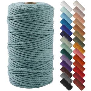 lot 20034 image: NOANTA Eucalyptus Macrame Cord 4mm x 109yards, Cotton Rope Macrame Yarn