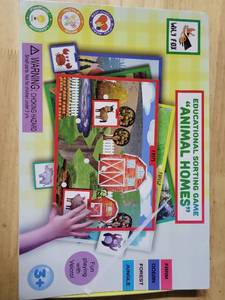 lot 20060 image: Educational Sorting Game Animal Homes (Open Box,May Be Missing Pieces)
