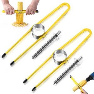lot 20103 image: 2 Pack Corn Remover Tool with Drill Bit Corn Stripper