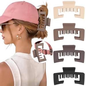 lot 20491 image: Hat-Friendly Claw Clips for Baseball Caps, Trucker Hat Hair Clips for Women