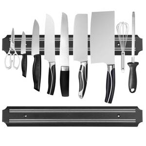 lot 20495 image: Magnetic Knife Strips(15 Inch X Set Of 2) Magnetic Knife Storage Strip, Knife Holder, Knife Rack, Knife Strip, Kitchen Utensil Holder, Tool Holder, Multipurpose Magnetic Knife Rack