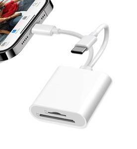 lot 12271 image: DKQRCSL SD Card Reader USB-C Lightning Dual Interface