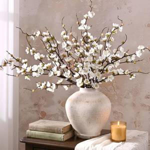 lot 13045 image: Waipfaru Artificial Cherry Blossom Branches 36in White (4 Pcs)