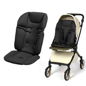 lot 13046 image: DUSHARKFUN Stroller Seat Liner, Breathable, Black