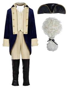 lot 13049 image: ReliBeauty Washington Colonial Uniform Costume Size 160