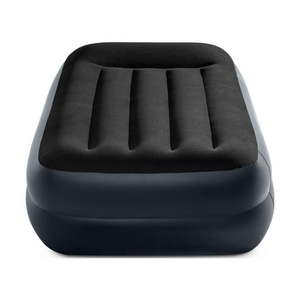 lot 13056 image: Intex Dura-Beam Plus Twin Airbed with Built-In Pump