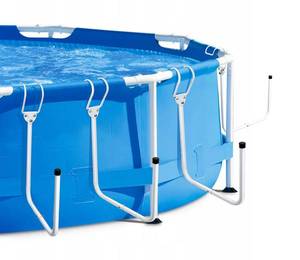 lot 13087 image: ZETIY Pool Cover Holder, 4-Piece U-Shaped Hooks