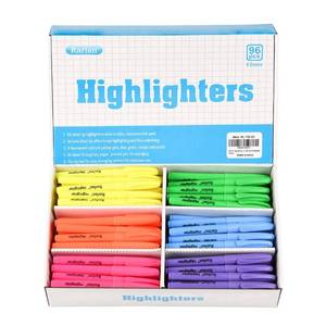 lot 13110 image: Rarlan Highlighters Chisel Tip Assorted 96 Count