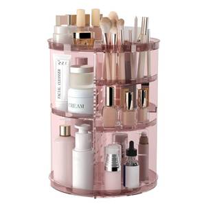 lot 13129 image: Jiavarry Rotating Makeup Organizer 8-Layer
