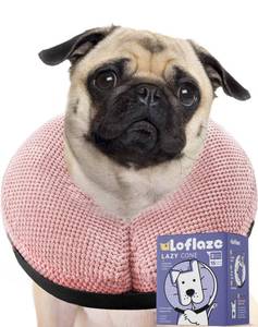 lot 14231 image: Loflaze Soft Inflatable Dog Cone Collar Large