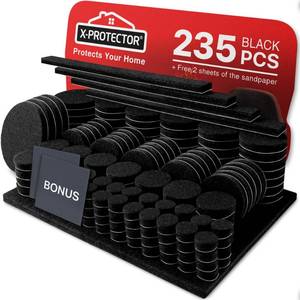 lot 14239 image: X-Protector Furniture Pads 235 Pieces Multi-Size