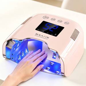 lot 1104 image: BOLASEN P30 Pro Cordless Rechargeable UV LED Nail Lamp for Gel Nails, Pink