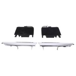 lot 1121 image: 4Pcs Front Left and Right Bumper Grille Trim with Tow Hook Cover for Lexus