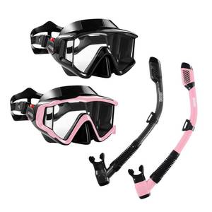 lot 1159 image: Aegend Snorkeling Gear for Adult Kid - Anti-Fog Mask with Top Dry Valve