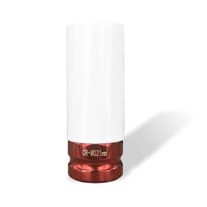 lot 2220 image: 12 Drive 21 mm Lug Nut Impact Socket, Non-Marring Deep Lug Nut Socket, Thin Wall Wheel Rim Protector Sleeved Socket (21mm0.8inch)