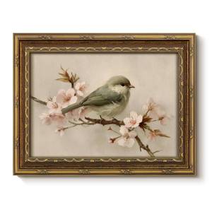lot 2237 image: InSimSea Gold Framed Vintage Wall Art, Sketch Tree Forest Pictures