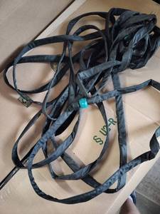 lot 2255 image: Long black hose two pack no size