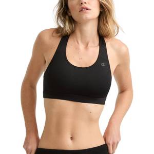 lot 2304 image: Champion Womens Sports Bra, High-Impact Compression, Moisture-Wicking Fabric, Black, Large