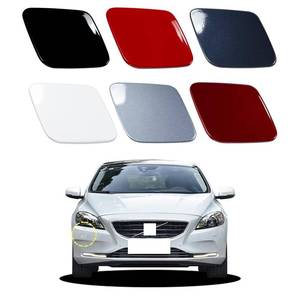lot 2398 image: Goholy Car Front Bumper Headlight Washer Cover Compatible with Volvo V40 2013-2020 Headlight Washer Nozzles Cover 31283734 31283735 Water Spray Cover Denim Blue Right Passenger Side