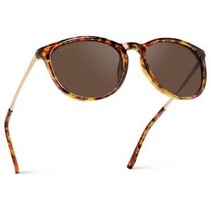 lot 2410 image: WearMe Pro Drew Womens Polarized Sunglasses, Retro Round Frame, UV400