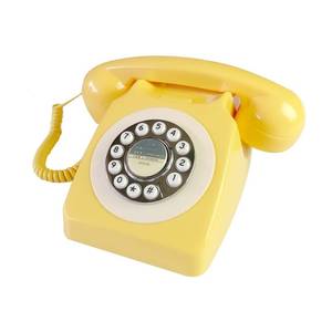 lot 9531 image: Corded Retro Phone, TelPal 80s Classic TelephoneOld Fashion Landline PhoneWired AntiqueTelephone for HomeOfficeHotel