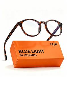lot 10008 image: TIJN Blue Light Blocking Glasses Men Women,Vintage Round Frame Eyeglasses
