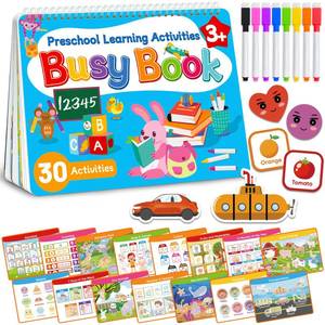 lot 10020 image: Walenced Busy Book for Toddlers 3 4 5 Year, Preschool Learning Activities