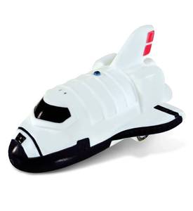 lot 10084 image: DolliBu Space Shuttle Model Bath Buddy Squirter Toy, Pool Toys - 3 Inches