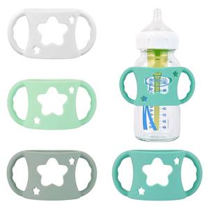lot 10089 image: 4 Pack Baby Bottle Handles for Dr Brown Wide-Neck PP Material Baby Bottles