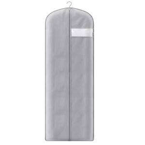 lot 10096 image: 1 Pack 65 Long Dress Bags for Gowns Waterproof Dress Protector Bag Long Dress-Cover with Clear Window for Dresses Gowns Coats Wedding Dresses Hanging Clothes Storage(Grey)
