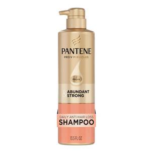 lot 10429 image: Pantene Abundant & Strong Shampoo, Strengthens Scalps Hold on Hair Roots, 13.5 oz
