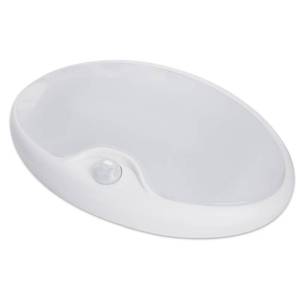 lot 10454 image: RV Motion Sensor Light LED 12 Volt Light Fixtures 6 Inch Oval with Switch