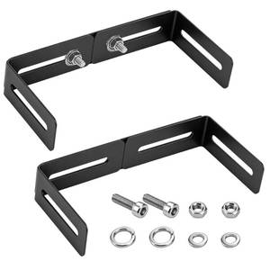 lot 10496 image: Universal CB Radio Mount Bracket for CB Ham Scanners 6-10 Inch Width 2 Pack