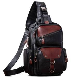 CENUNCO Genuine Leather Sling Bag Crossbody Black | Retail $155