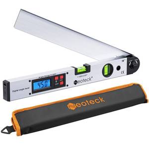 lot 12323 image: Neoteck 16 Inch Digital Angle Finder 225° Protractor