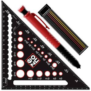lot 12342 image: ZENO Carpenter Square 7 Inch with Pencil Kit