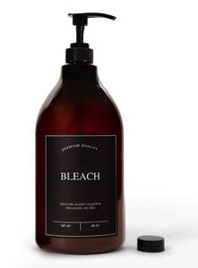 lot 13162 image: Calindiana Laundry Bleach Dispenser 64oz Amber PET