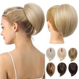 lot 13186 image: REECHO Ponytail Extension 8 Mini Claw Clip Medium Blonde