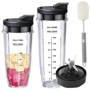 lot 13187 image: Ninja Blender Replacement Cups & Blade Kit