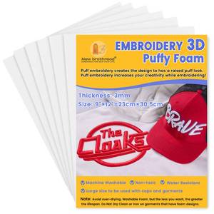 lot 13194 image: Brothread Embroidery Puffy Foam 3MM - 6 Pack